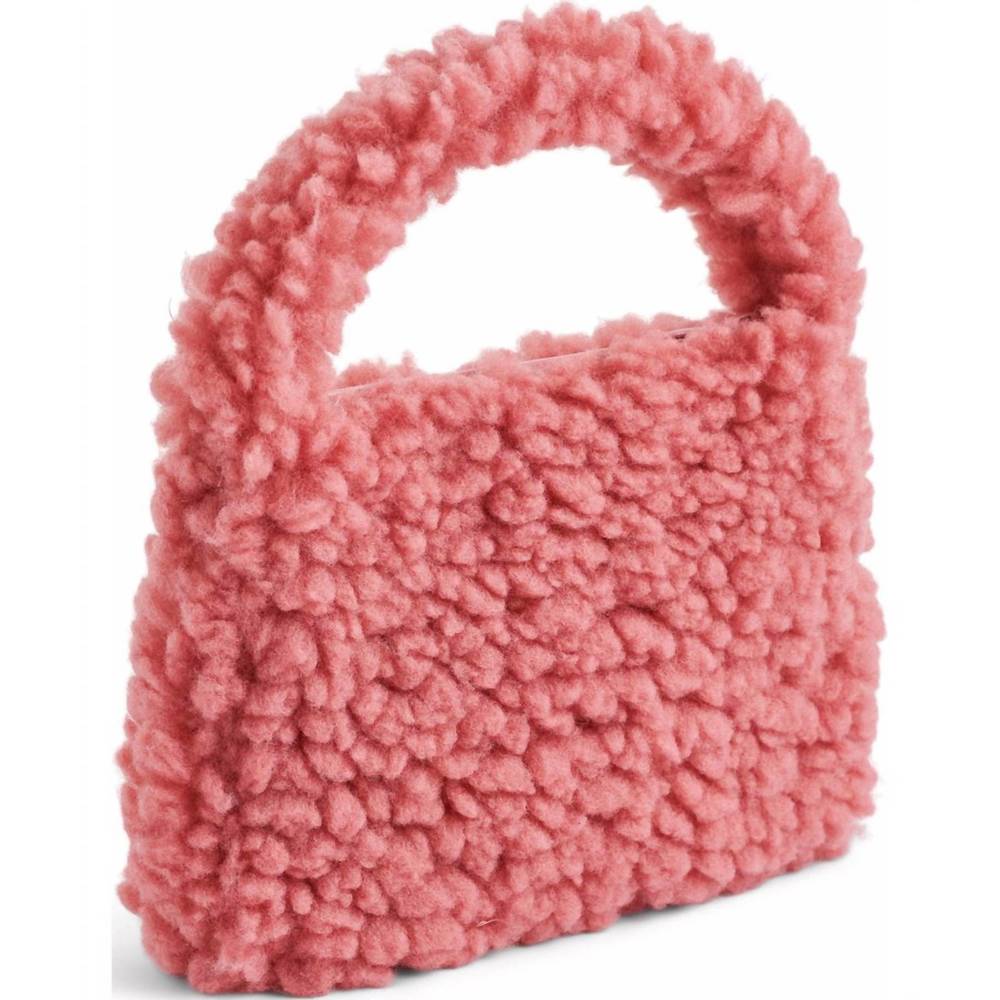 NEW MOLO girl's moni fluffy teddy fleece bag in fox glove